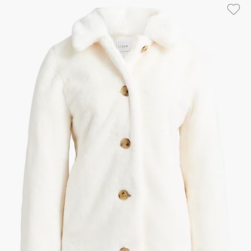 Jcrew Factory Faux Fur coat